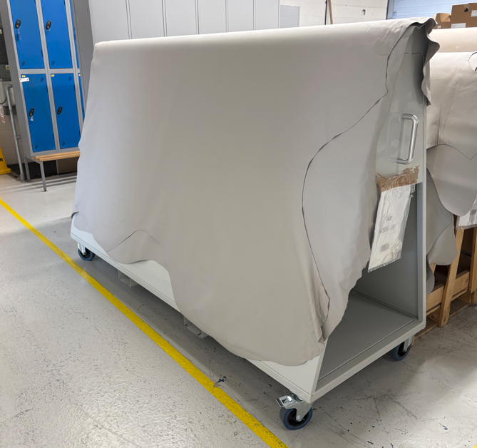 Storage Aspects - Distribution, Warehouse and Stores - Leather & Hide Storage Trolley