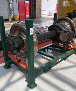 Storage Aspects - Train Depot Storage - Train Wheel Carrier Allowing Rotation