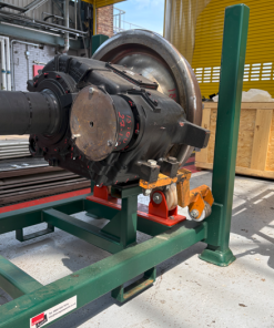 Alternative view of Train Wheel Carrier Allowing Rotation