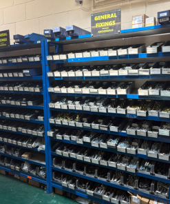 Storage Aspects - Train Depot Storage - Angled Picking Bin Rack for Parts or Fixings