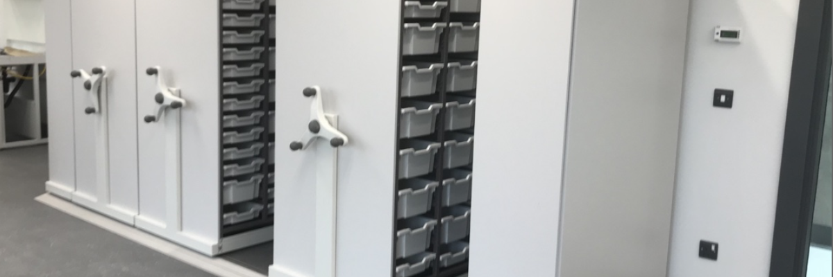 SA-Prep Room - Mobile Shelving