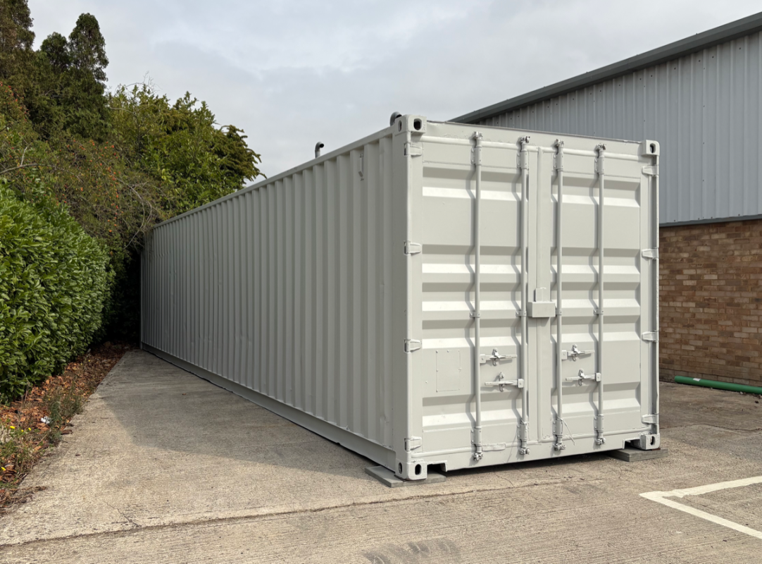 Storage Aspects - Book Aid International - Outside Storage in Container