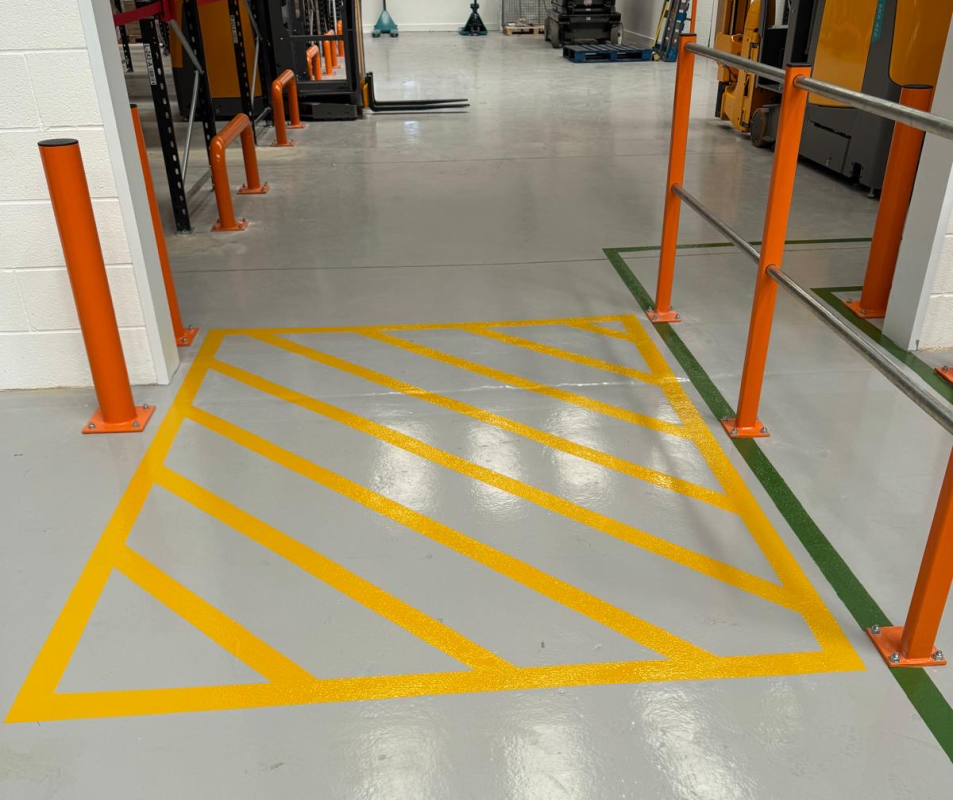 Storage Aspects - Book Aid International - Keep Out Areas marked