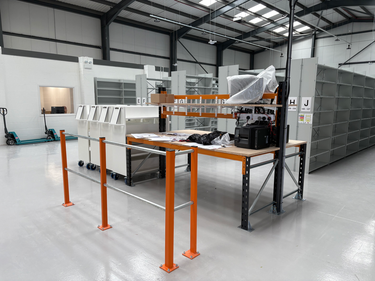 Storage Aspects - Book Aid International - Distribution Centre - Packing Area