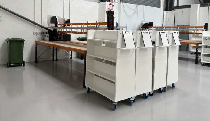 Storage Aspects - Book Aid International - Mobile Trolley