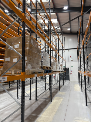 Storage Aspects - Book Aid International - Warehouse Storage - Pallet Racking