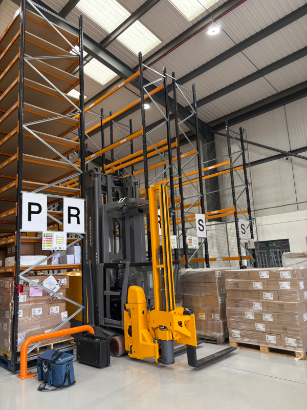 Storage Aspects - Book Aid International - Very Narrow Aisle