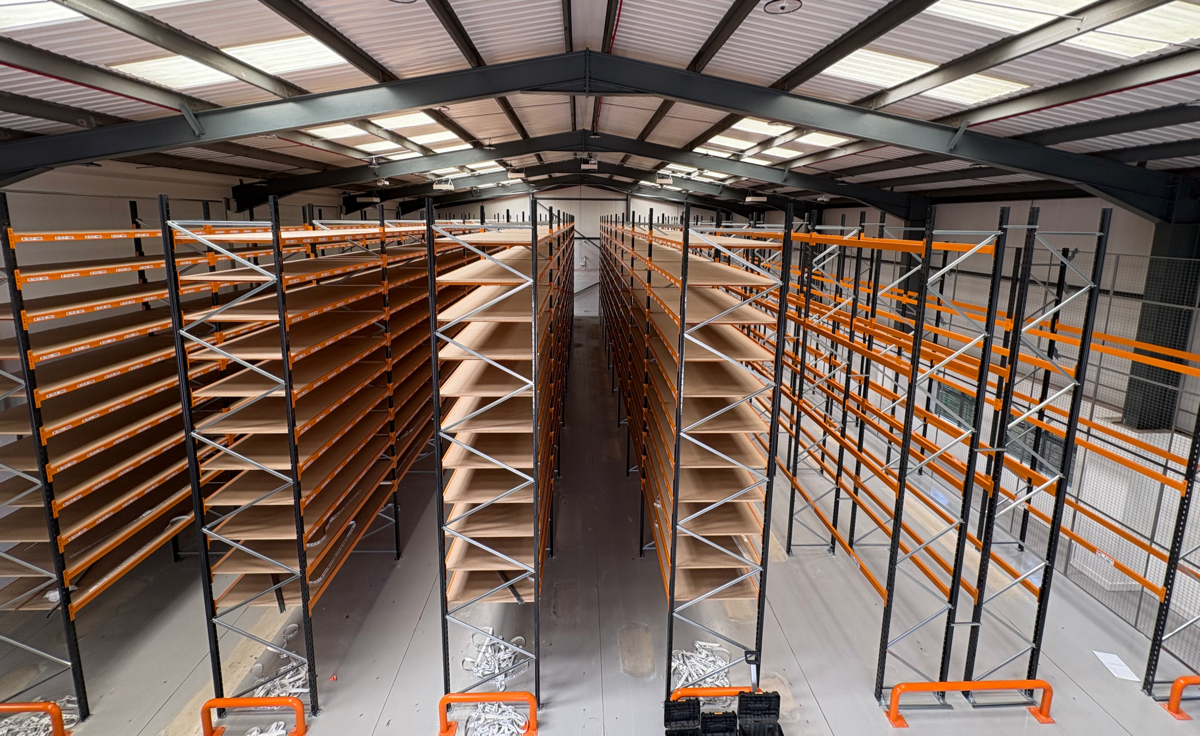 Storage Aspects - Book Aid International - Distribution Centre - Unit 6 with racking storage installed