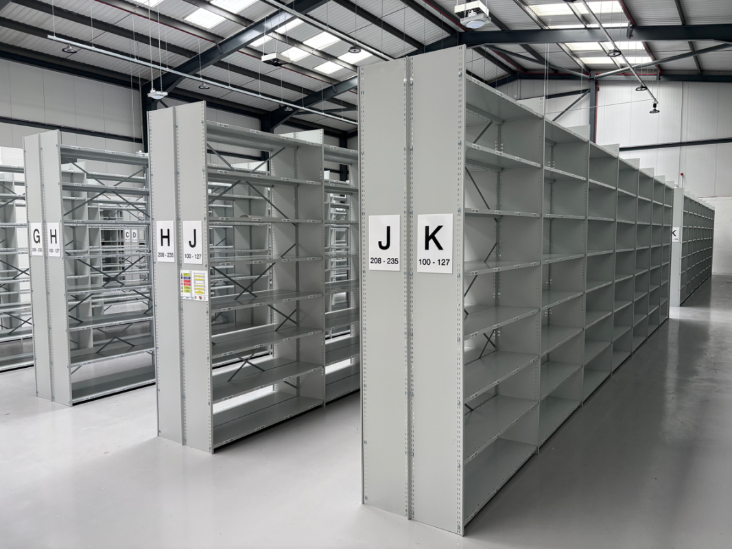 Storage Aspects - Book Aid International - Carton Shelving