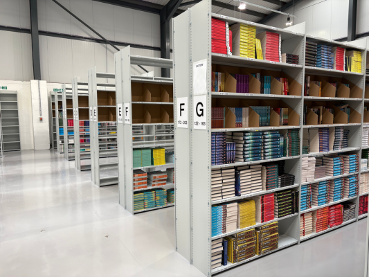 Storage Aspects - Book Aid International - Distribution Centre - Picking Locations