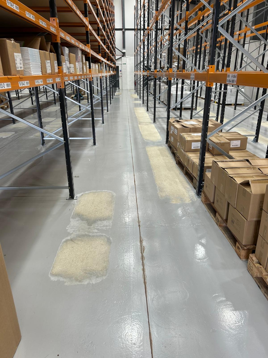 Storage Aspects - Book Aid International - Distribution Centre - Staring to use the Carton Storage Area