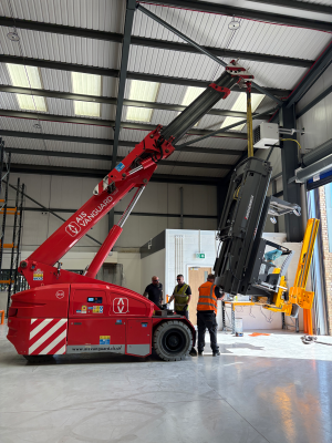 Storage Aspects - Book Aid International - Assembly of Fork Lift